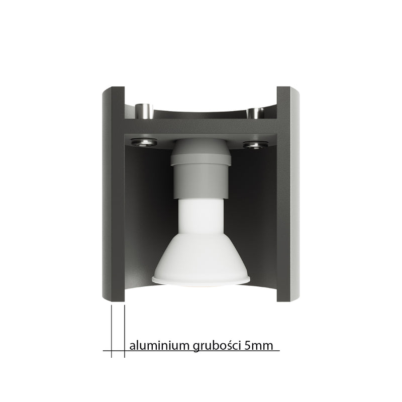 ORBIS 1 plafondlamp grijs