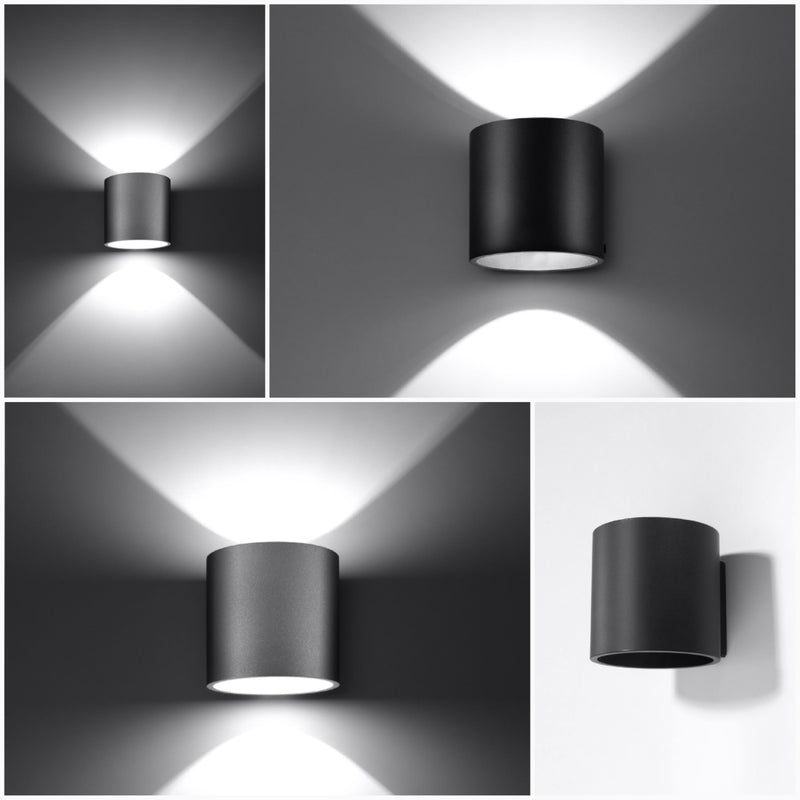 Wall light ORBIS 1 black