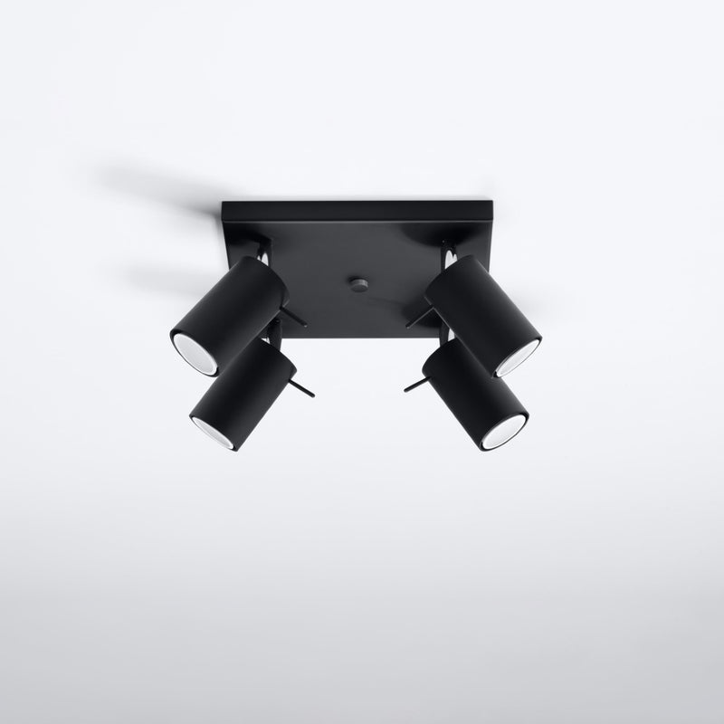 Ceiling light RING 4 black