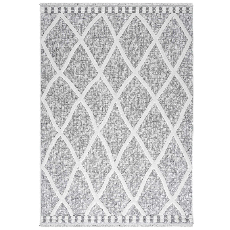 Sehrazat carpet series Oslo 9810 gray cream - modern short pile collection 2023/2024 in various sizes