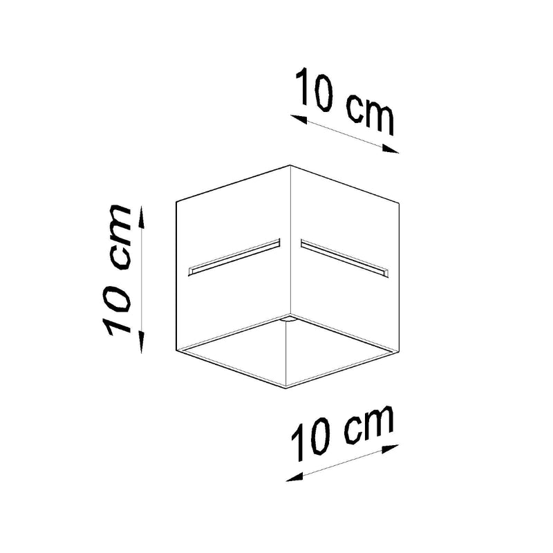 LOBO grijze plafondlamp