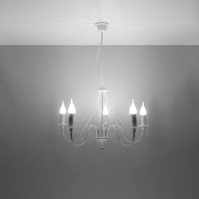 Chandelier MINERWA 5 white