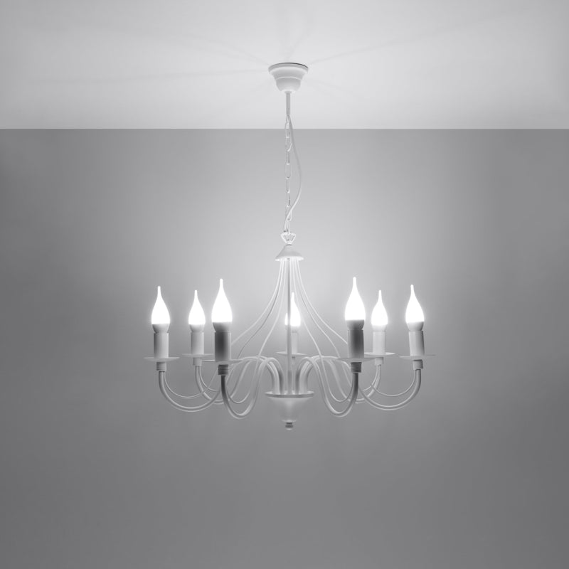 Chandelier MINERWA 7 white