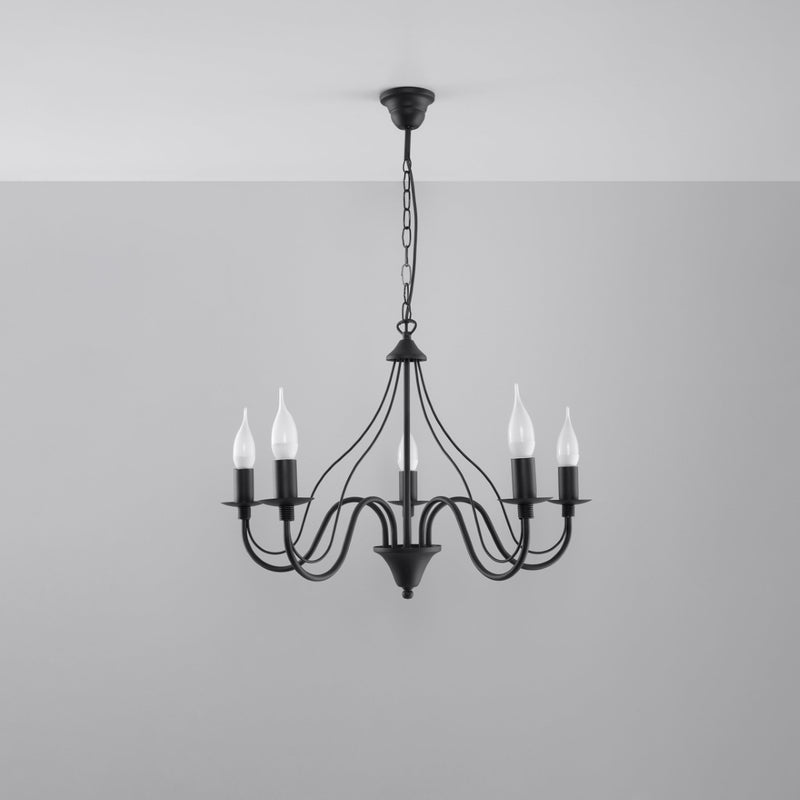 Chandelier MINERWA 5 black