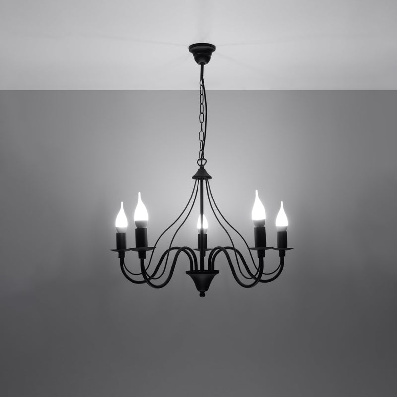 Chandelier MINERWA 5 black