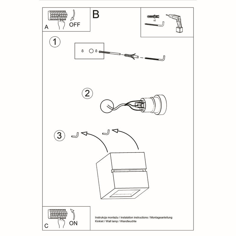 Keramische wandlamp LEO LINE