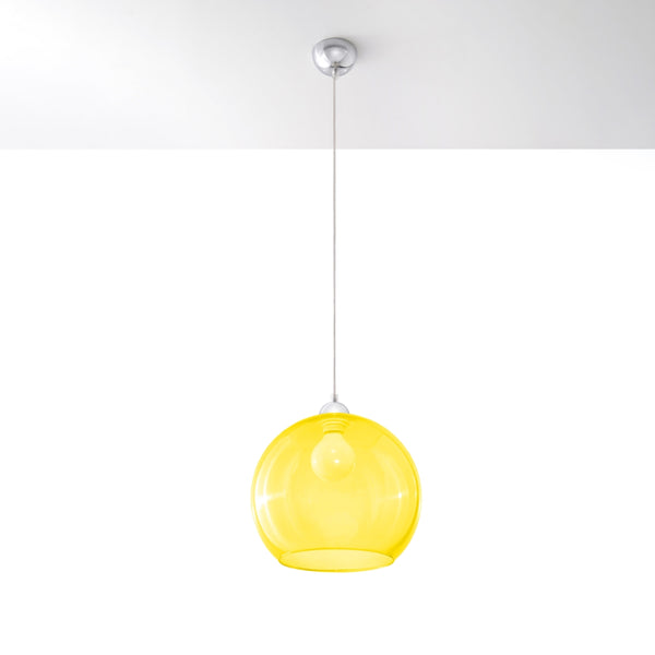 BALL hanglamp lichtgeel