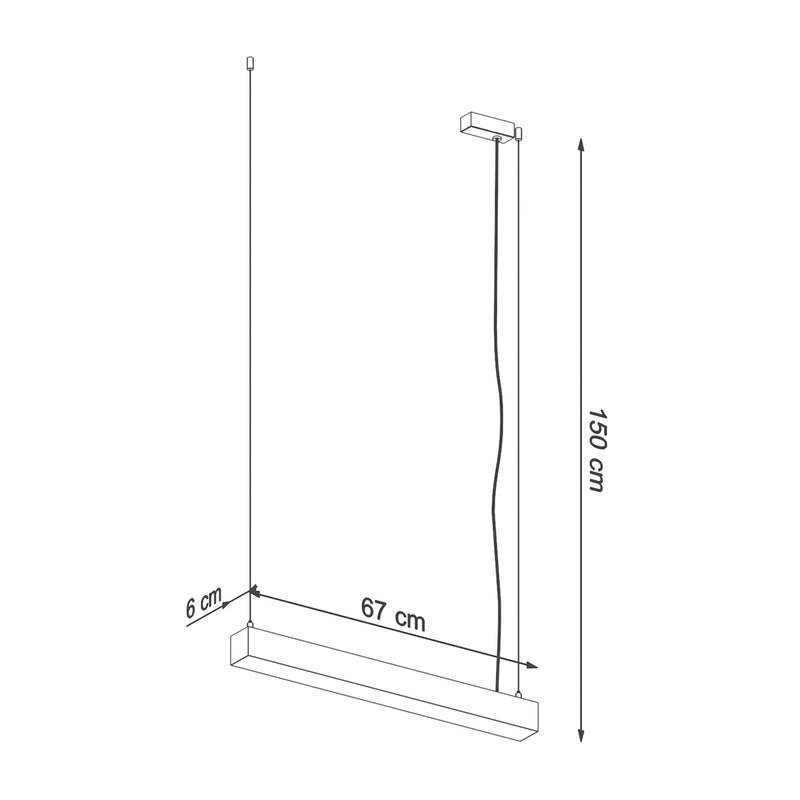 PINNE 67 hanglamp wit