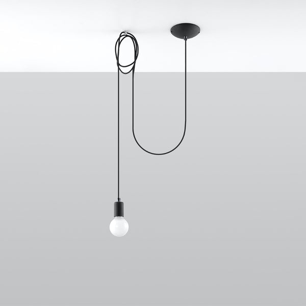 EDISON 1 hanging light black