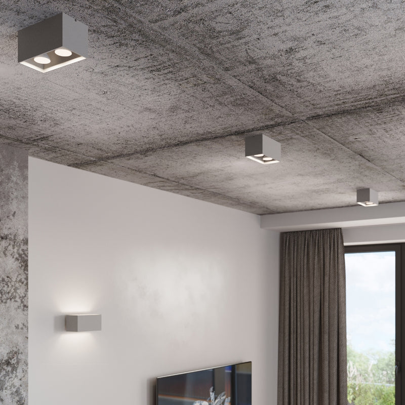 QUAD ceiling light grey