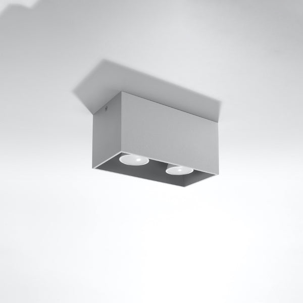 QUAD ceiling light grey