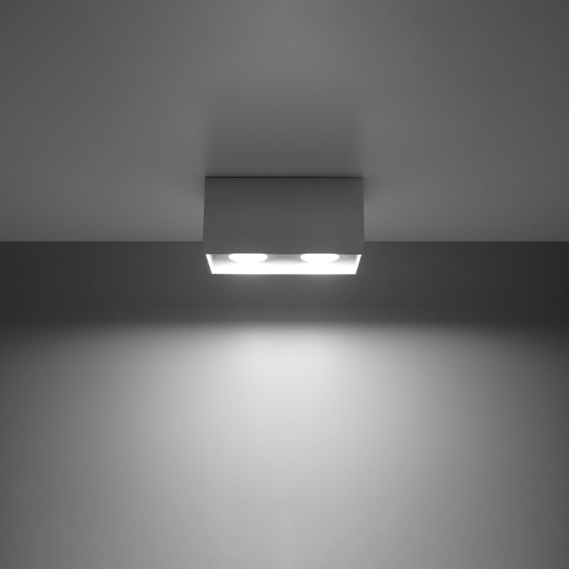 QUAD ceiling light grey