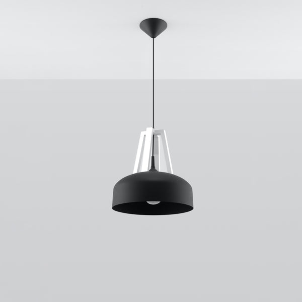 CASCO hanging light black/white