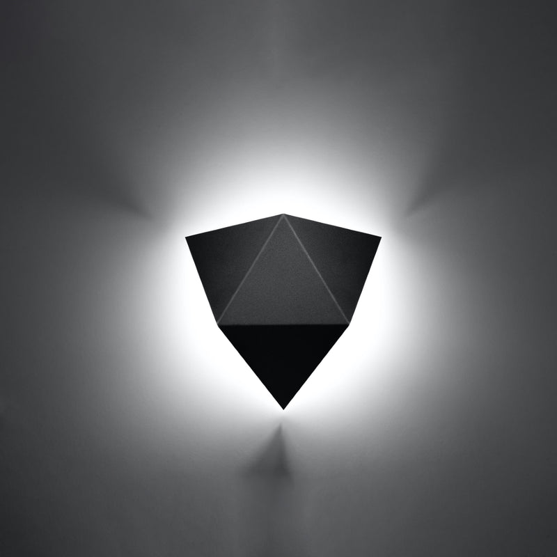 Wall light SOLIDO black