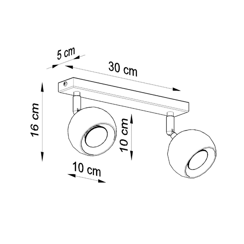 OCULARE 2 ceiling light white