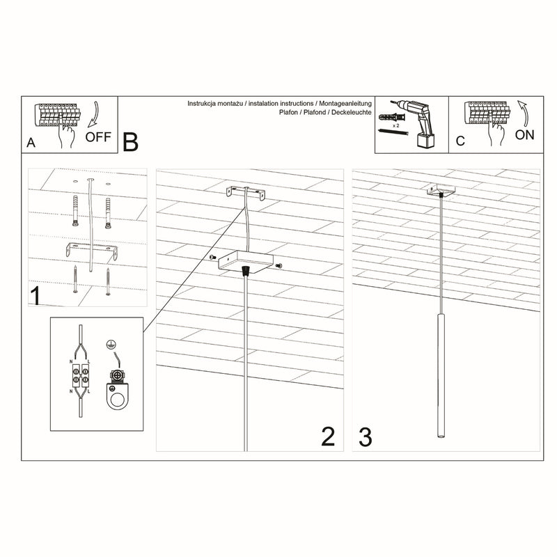 PASTELO 1 hanglamp wit