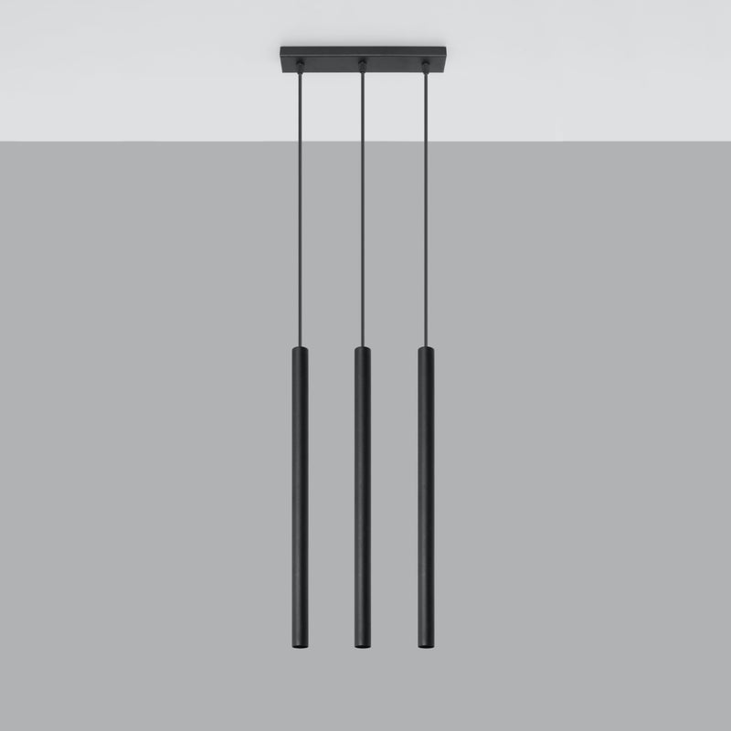 PASTELO 3 hanging light black