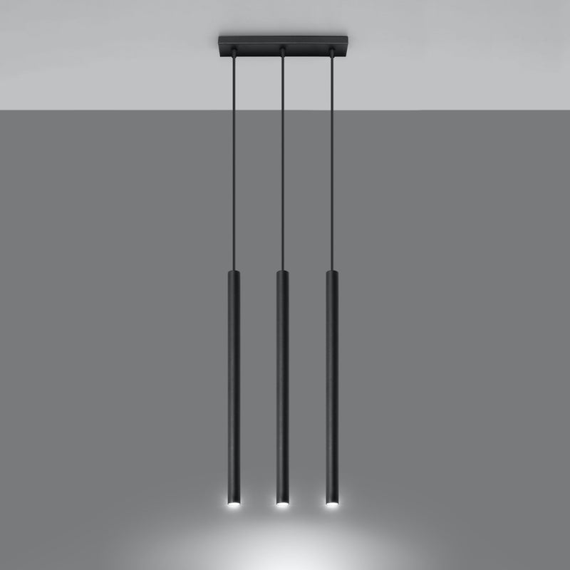 PASTELO 3 hanglamp zwart