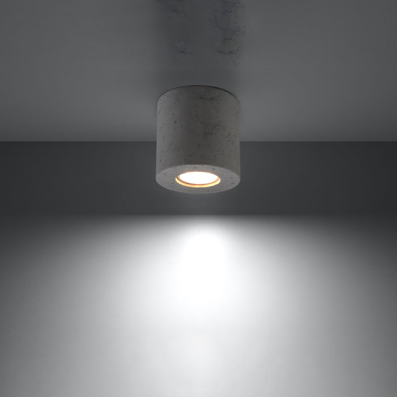 ORBIS concrete ceiling light