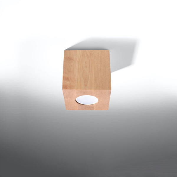 Ceiling light QUAD natural wood