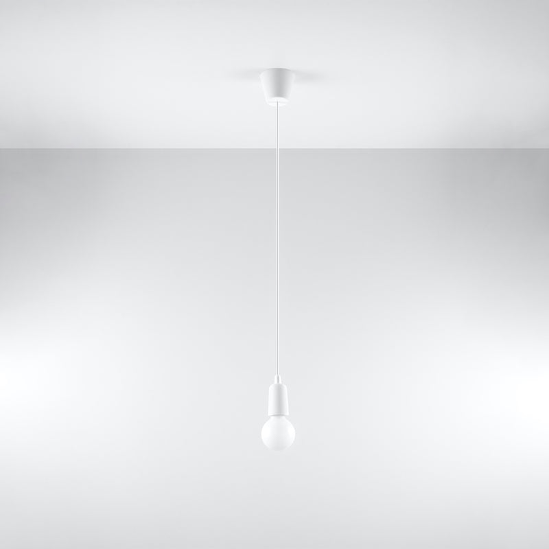 DIEGO 1 hanging light white