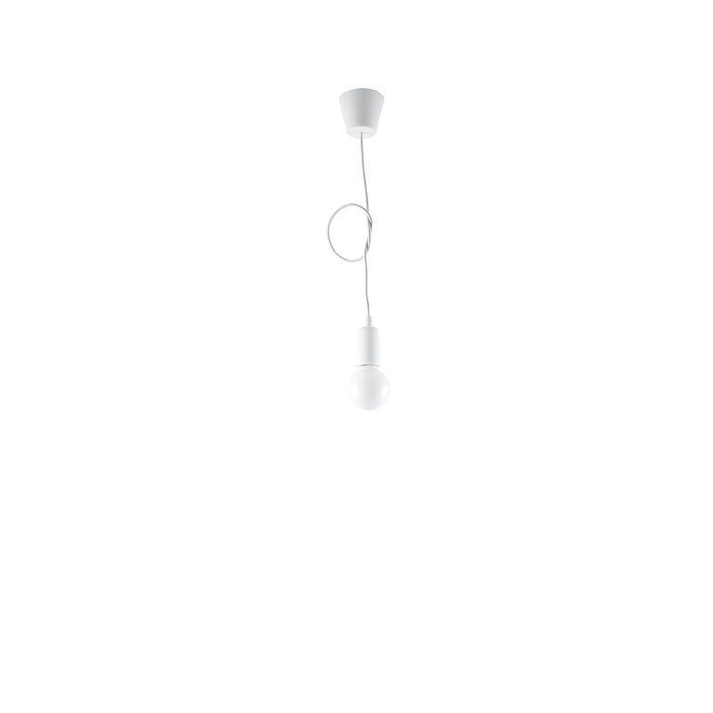 DIEGO 1 hanging light white