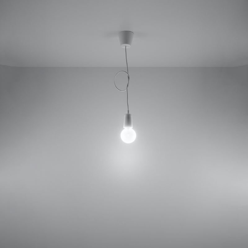 DIEGO 1 hanging light white