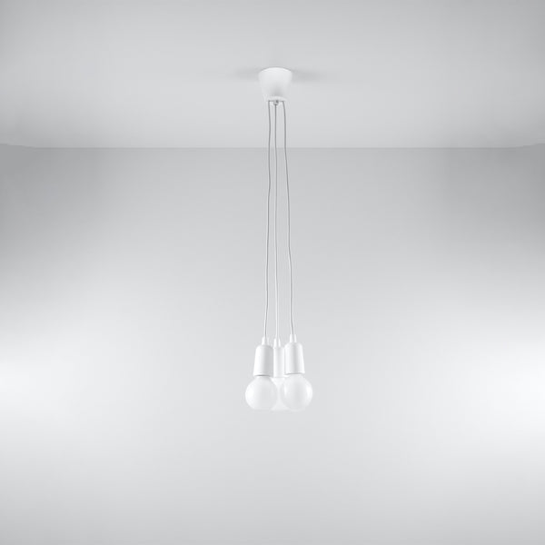 DIEGO 3 hanging light white