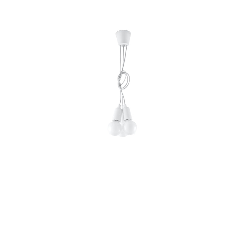 DIEGO 3 hanging light white