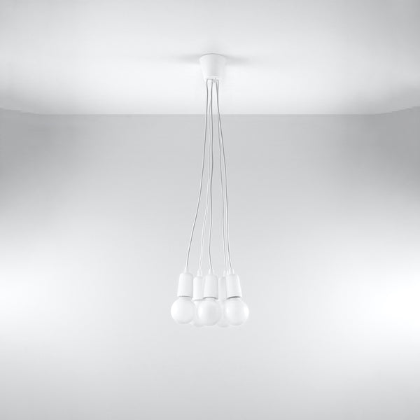 DIEGO 5 hanging light white