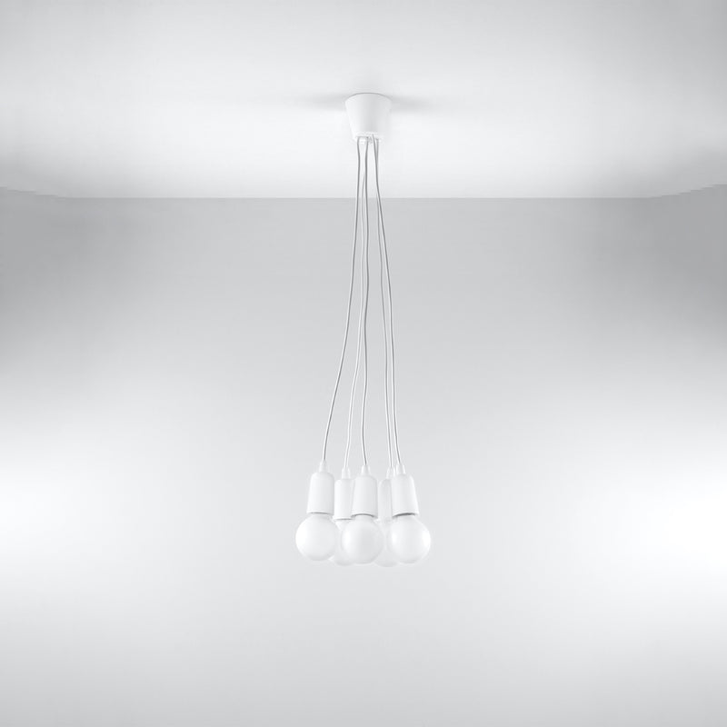 DIEGO 5 hanging light white