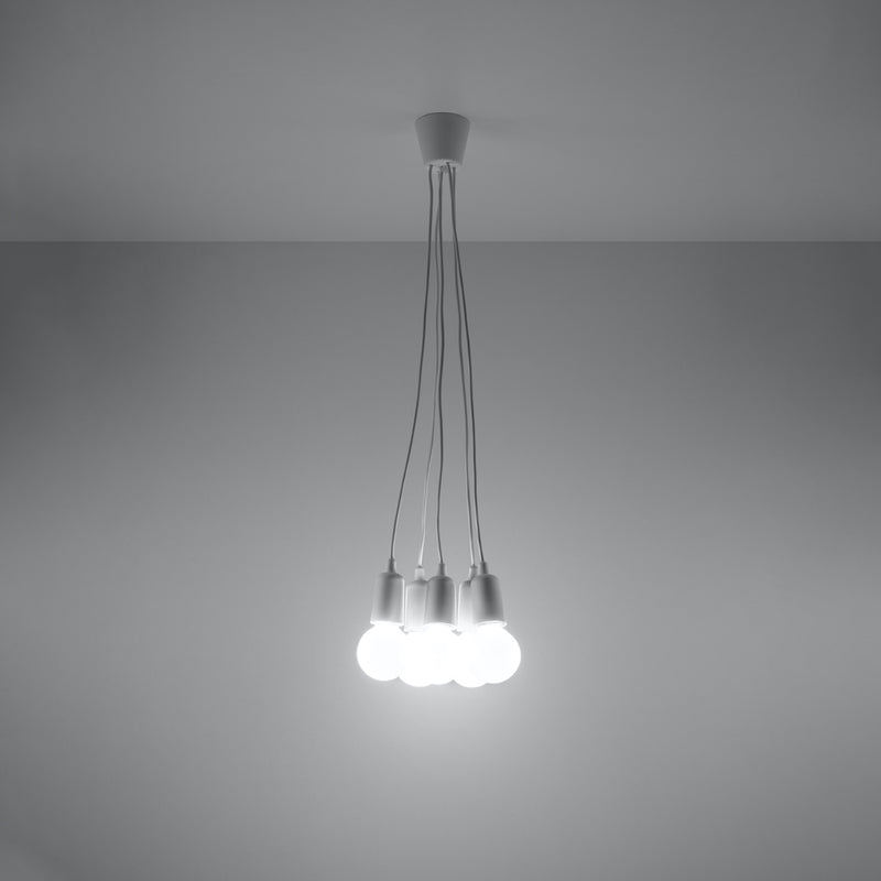 DIEGO 5 hanging light white