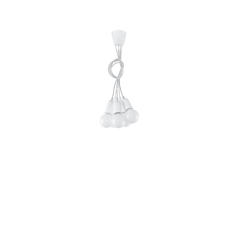 DIEGO 5 hanging light white