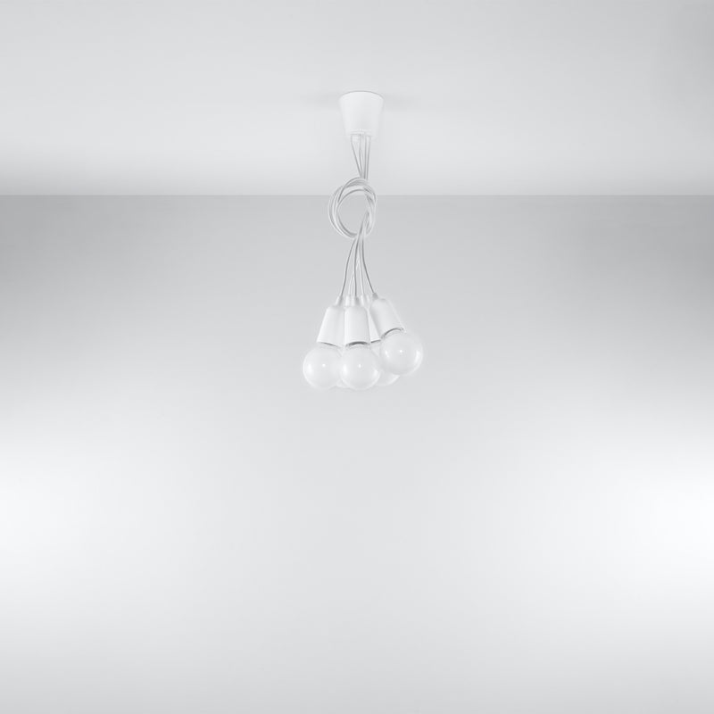 DIEGO 5 hanging light white