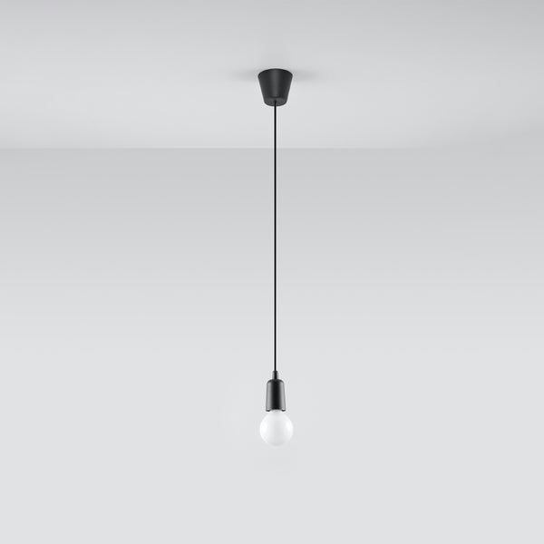 DIEGO 1 hanging light black