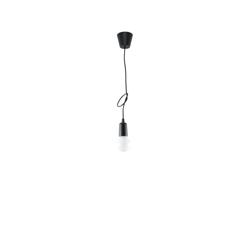 DIEGO 1 hanging light black