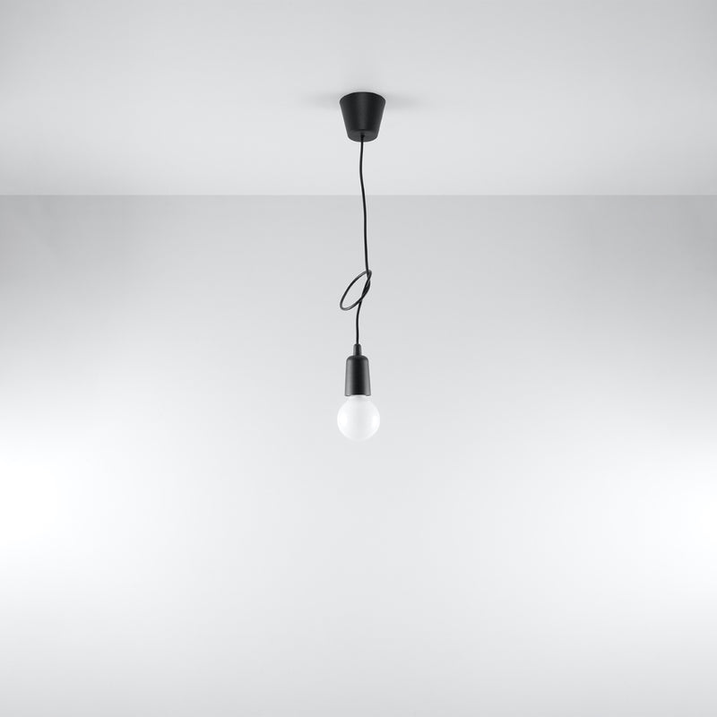 DIEGO 1 hanglamp zwart