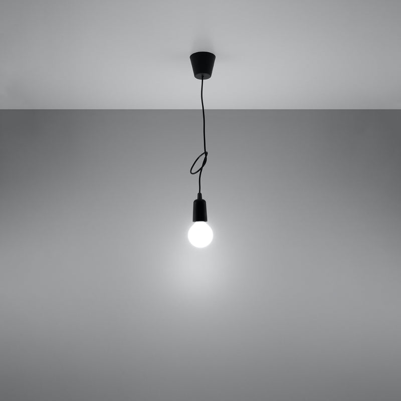 DIEGO 1 hanging light black