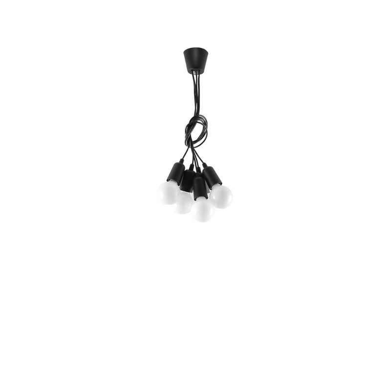 DIEGO 5 hanging light black