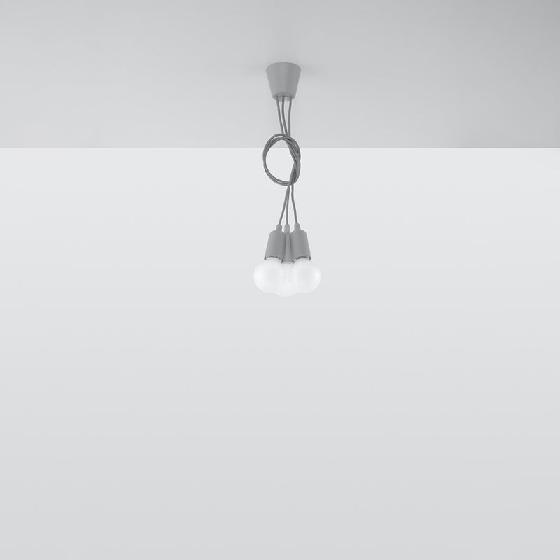 DIEGO 3 hanging light grey