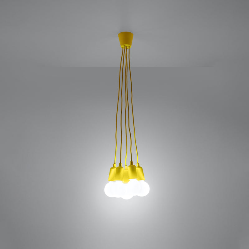 DIEGO 5 hanging light yellow