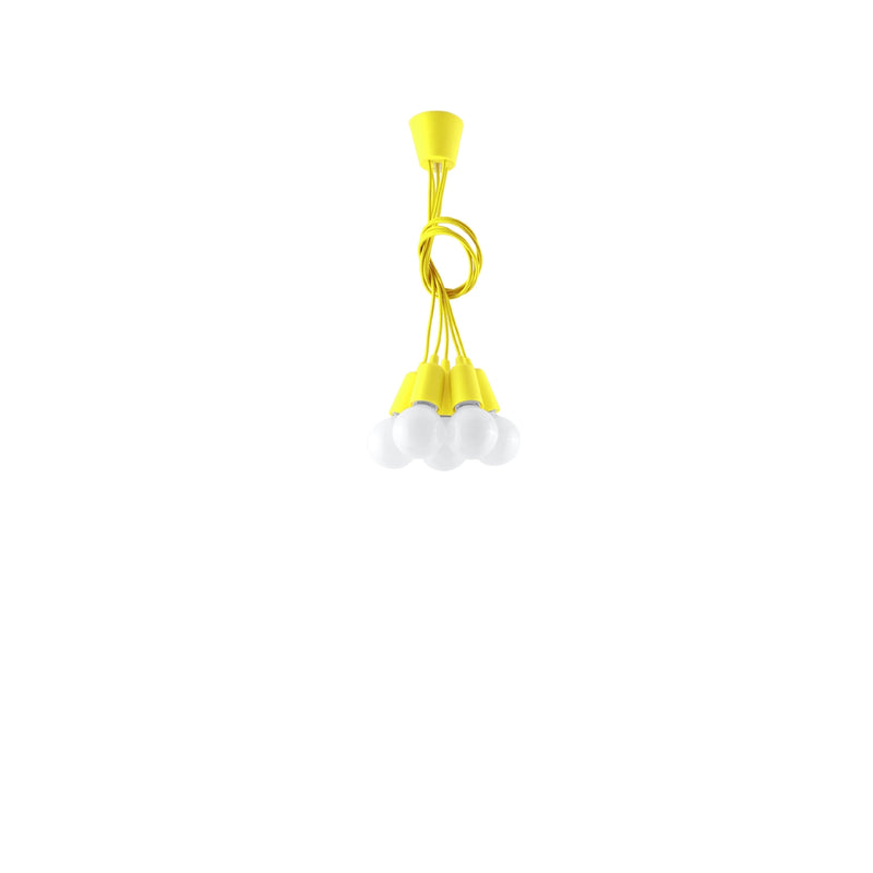 DIEGO 5 hanging light yellow