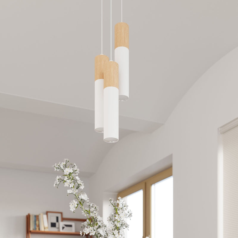 PABLO 2 hanging light white