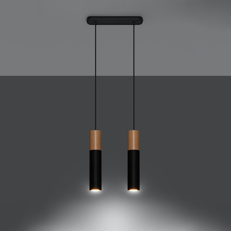 PABLO 2 hanging light black