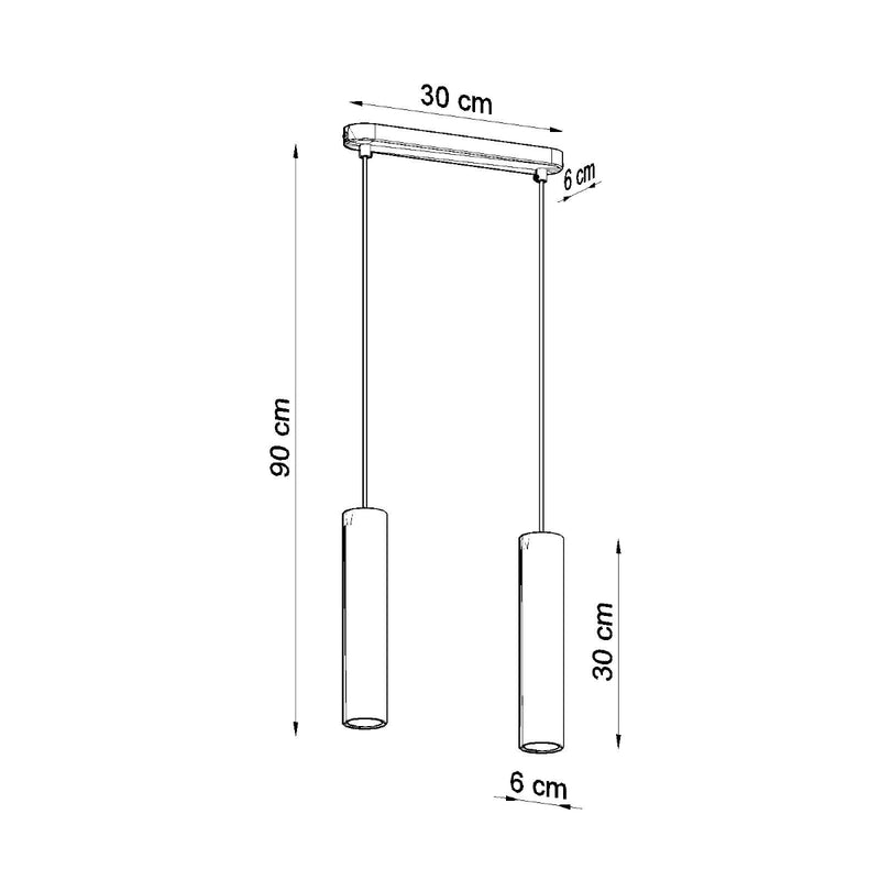 LINO 2 hanglamp gemaakt van hout