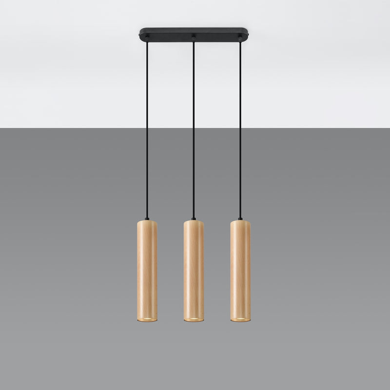 LINO 3 houten hanglamp