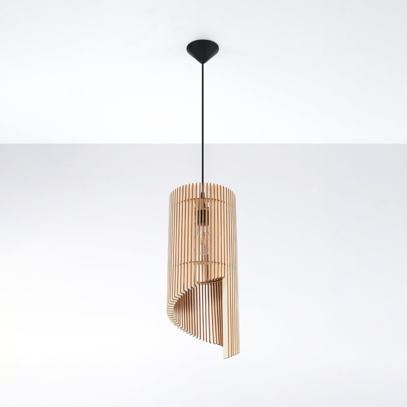 ALEXIA wood hanging light