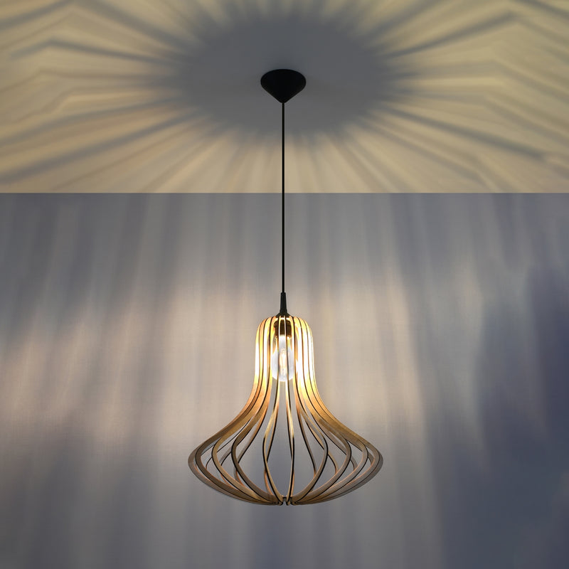 ELZA wood hanging light