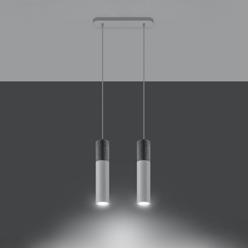 BORGIO 2 hanglamp wit