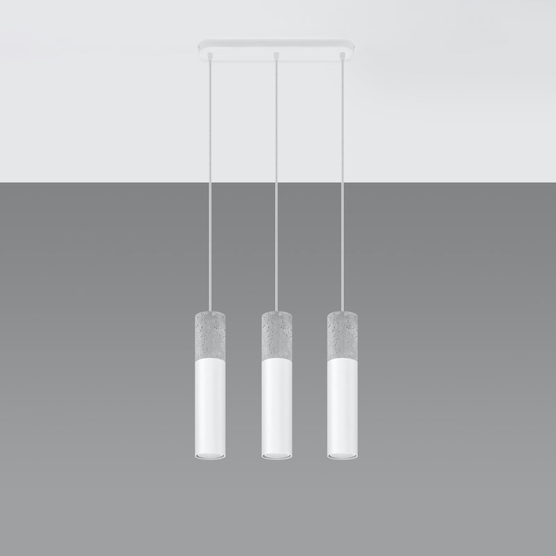 BORGIO 3L hanging light white